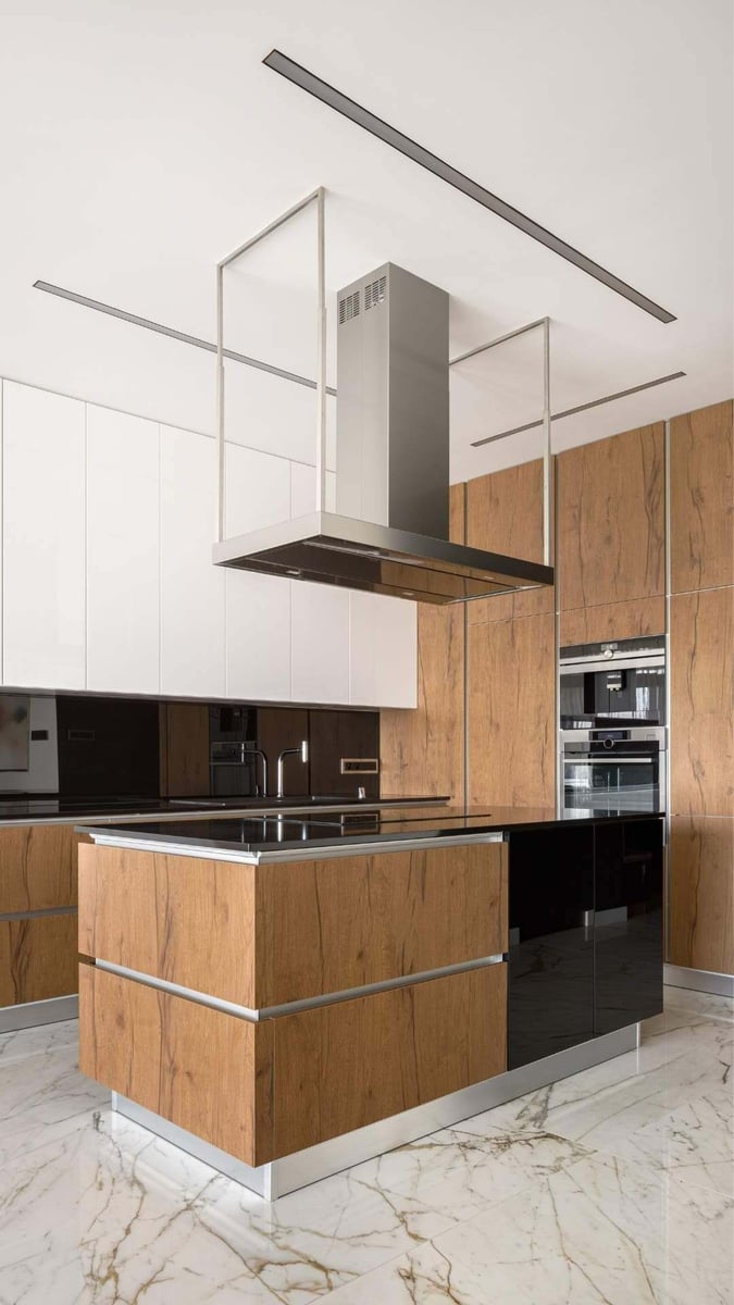 Luxury-design-kitchen-wood-marble-floor-tiles-
